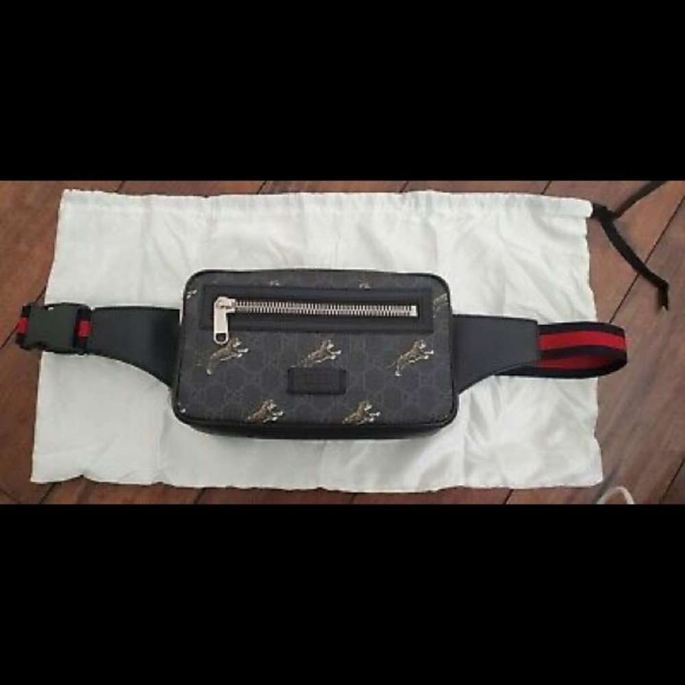 Gucci Bestiary belt bag with tigers